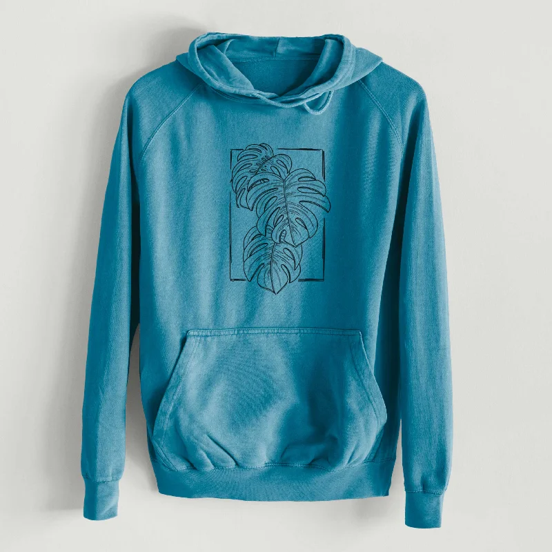 Monstera Deliciosa  - Mid-Weight Unisex Vintage 100% Cotton Hoodie