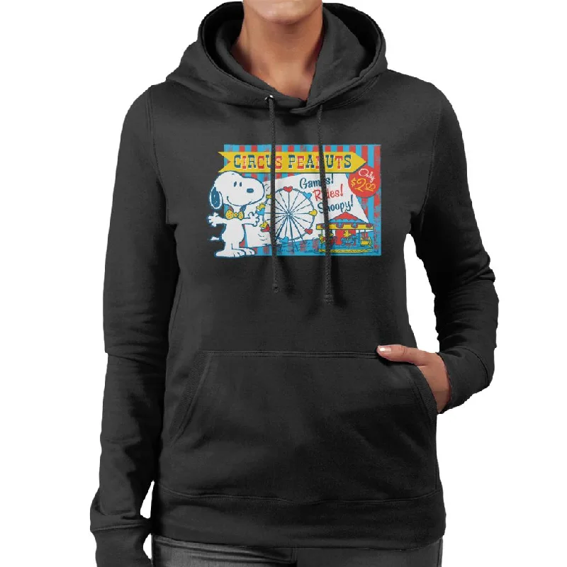 Peanuts Snoopy Circus Games And Rides Women's Hooded Sweatshirt