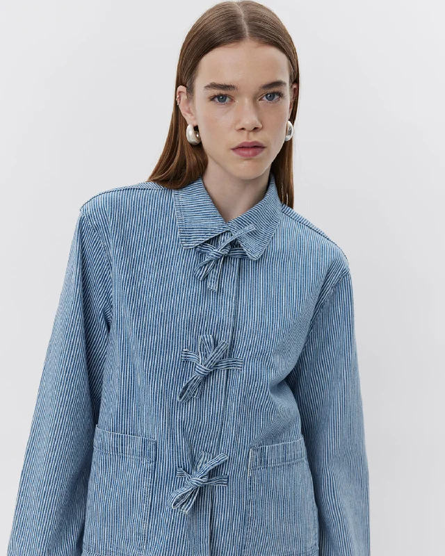 MARLOSW JACKET - Blue striped