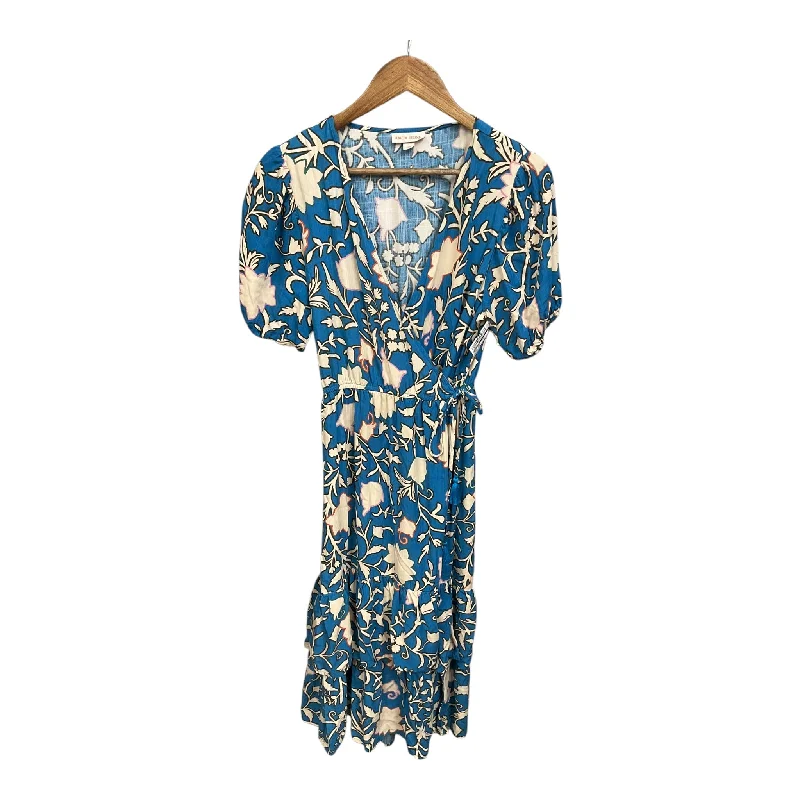 Dress Casual Midi By Knox Rose In Floral Print, Size: M