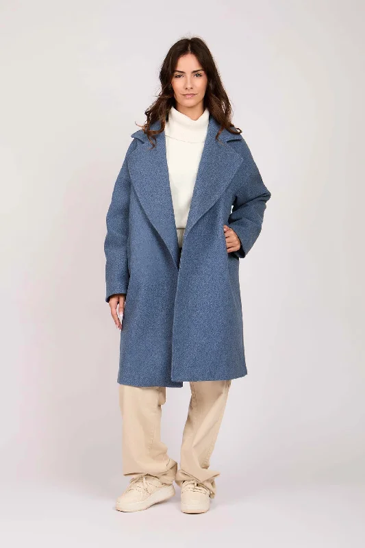 Women Gookh Oversize Coat Blue