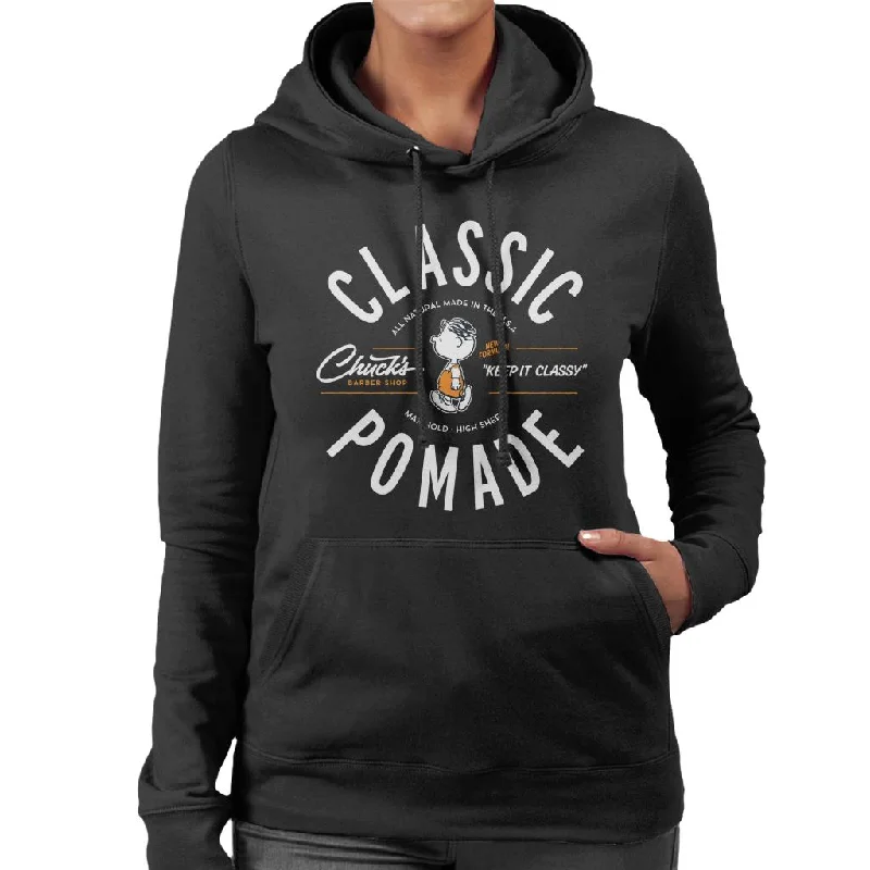 Peanuts Shermy Classic Pomade Women's Hooded Sweatshirt