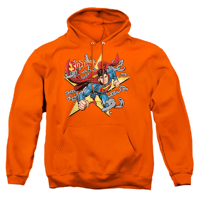 Superman Stars And Chains - Pullover Hoodie