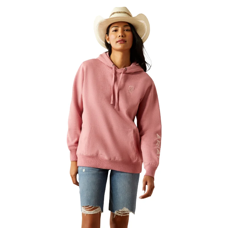 Ariat Ladies Logo 2.0 Rose Wine Hoodie 10055024