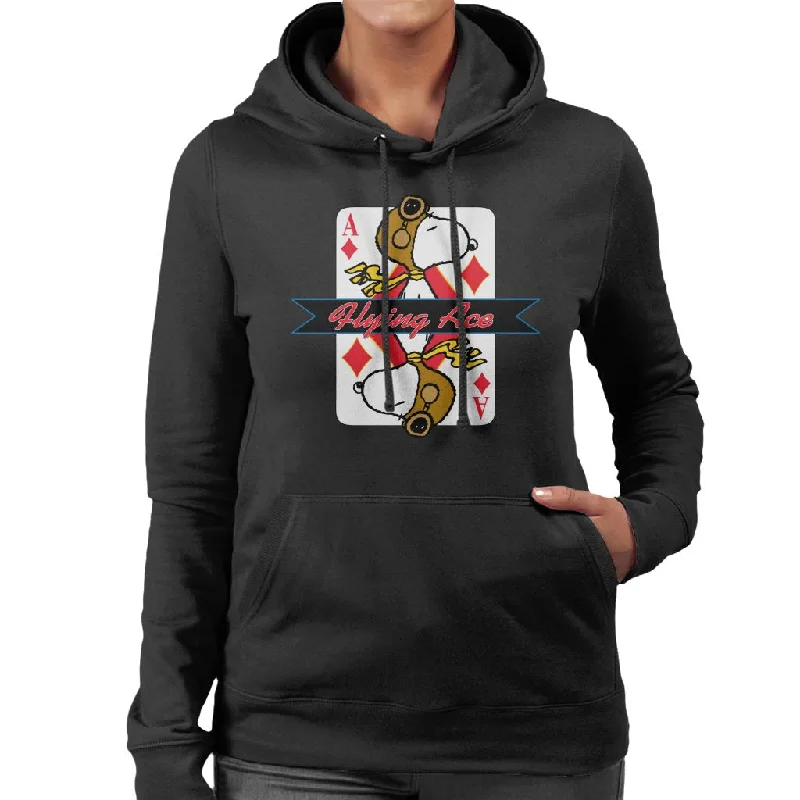 Peanuts Snoopy Flying Ace Women's Hooded Sweatshirt