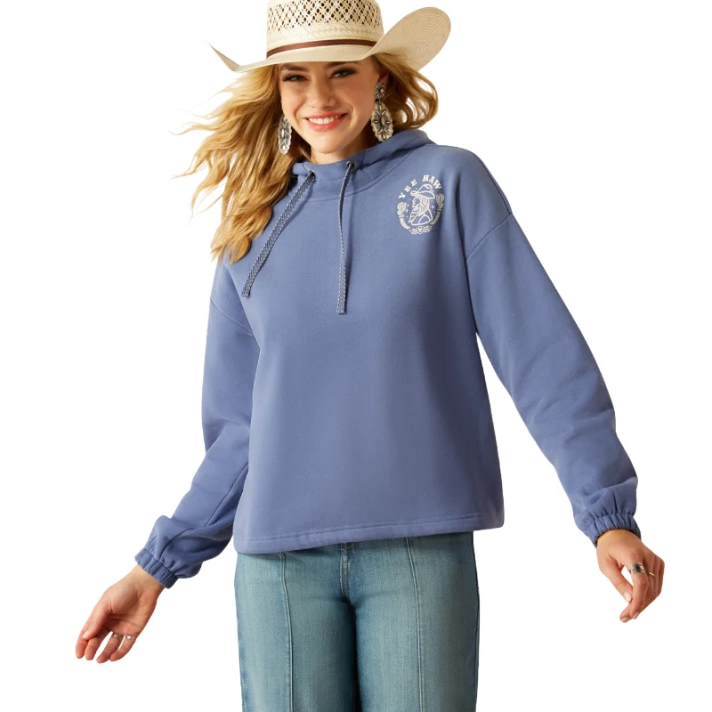 Ariat Ladies Coastal Blue Essential Hoodie 10055027