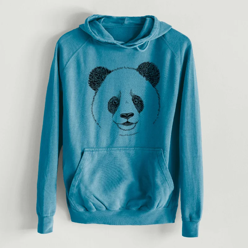 Giant Panda  - Mid-Weight Unisex Vintage 100% Cotton Hoodie