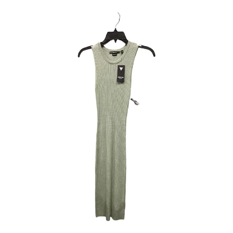 Dress Casual Maxi By Guess In Green, Size: L