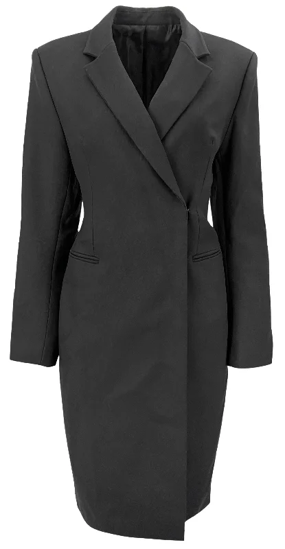 Alaïa Wool Coat in Black