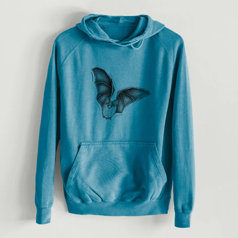 Macrotus californicus - California Leaf-nosed Bat  - Mid-Weight Unisex Vintage 100% Cotton Hoodie