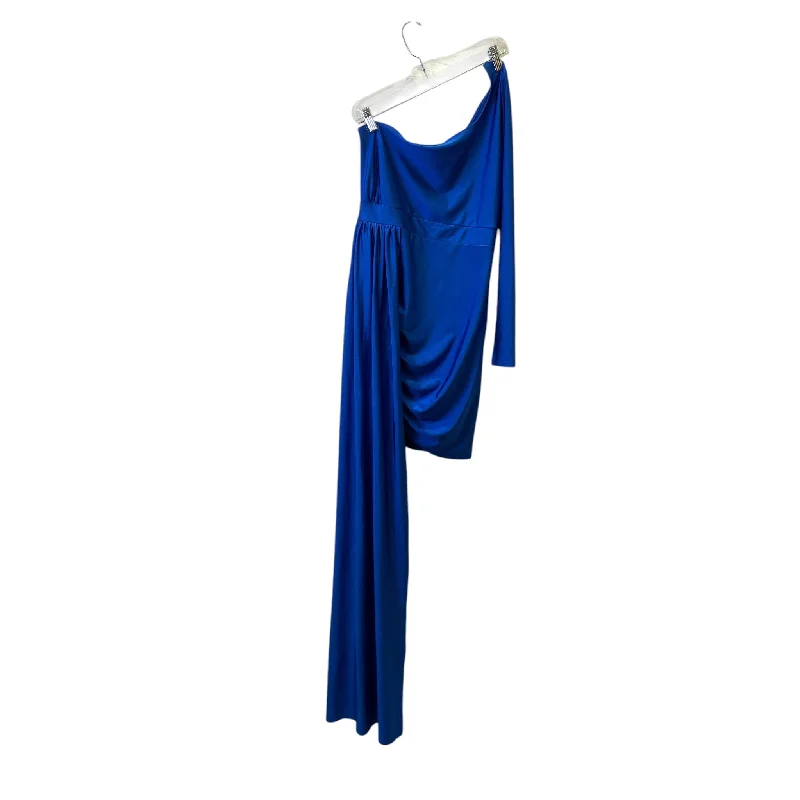 Dress Party Long By Fashion Nova In Blue, Size:L