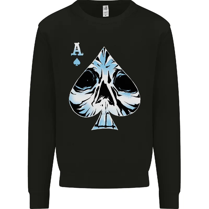 Ace of Spades Skull Mens Sweatshirt Jumper