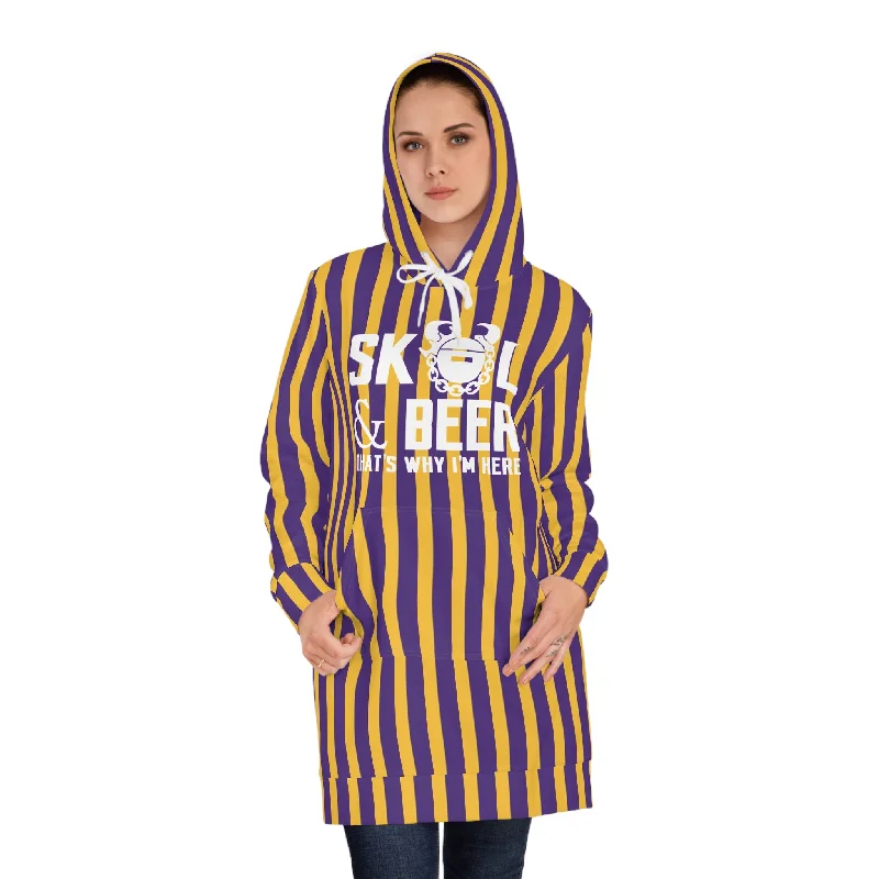 Hoodie Dress - Stripes - & BEER