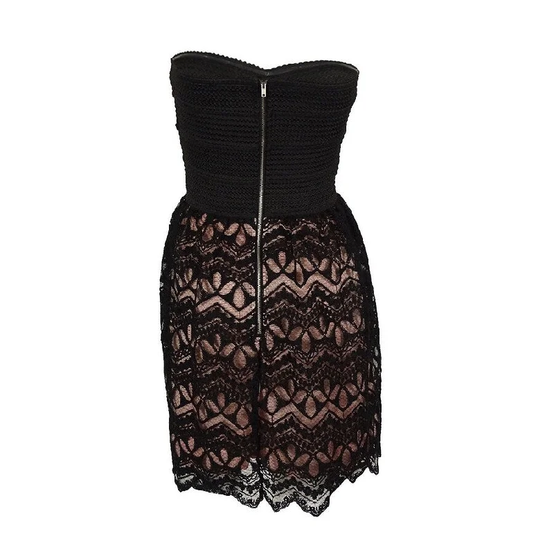 Trixxi Juniors' Strapless Lace Dress