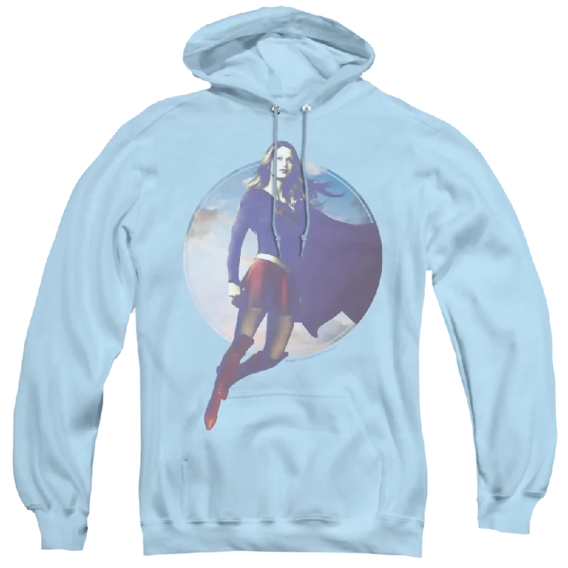 Supergirl (Tv Series) Cloudy Circle - Pullover Hoodie