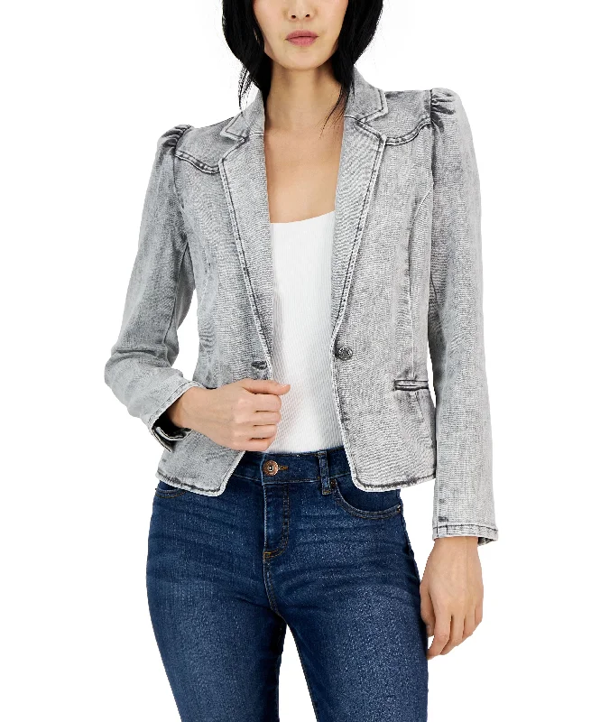 Denim Blazer Grey