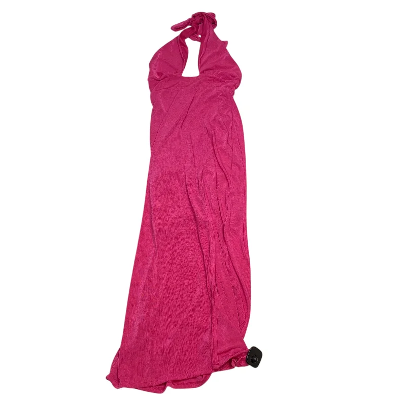 Dress Party Long By Forever 21 In Pink, Size: M