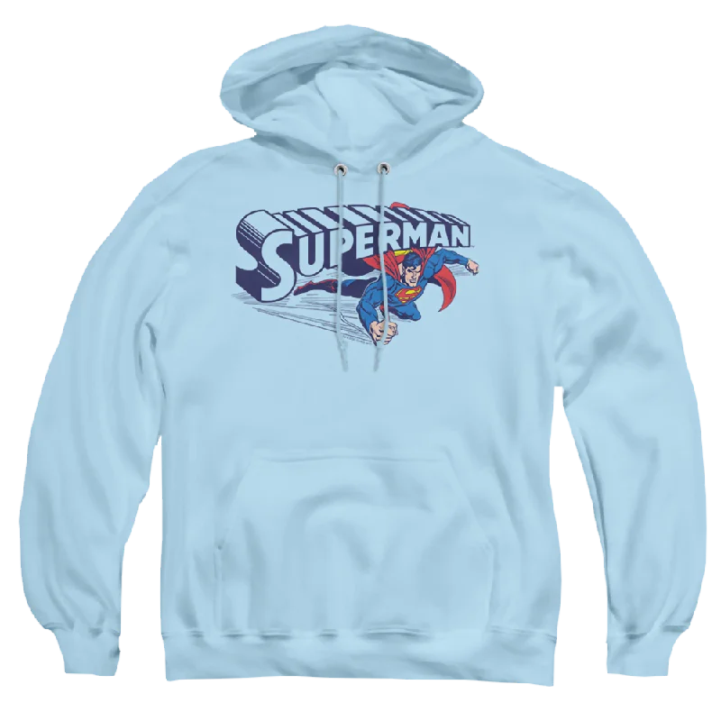 Superman Under Logo - Pullover Hoodie