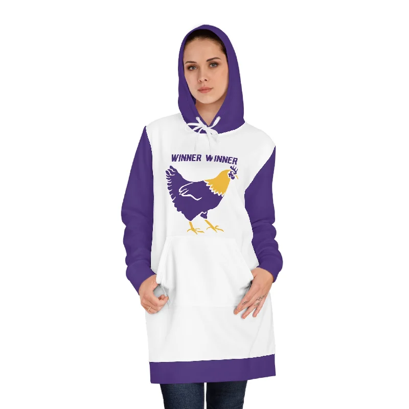 Hoodie Dress - Winner Winner Chicken Dinner