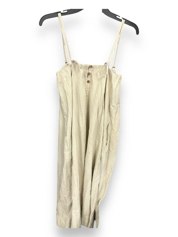 Dress Casual Maxi By Free People In Tan, Size: S