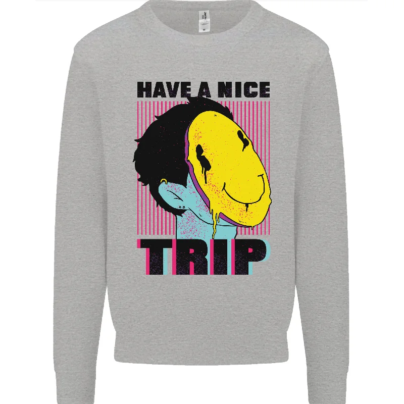 Acid Have a Nice Trip LSD Trippy Mens Sweatshirt Jumper