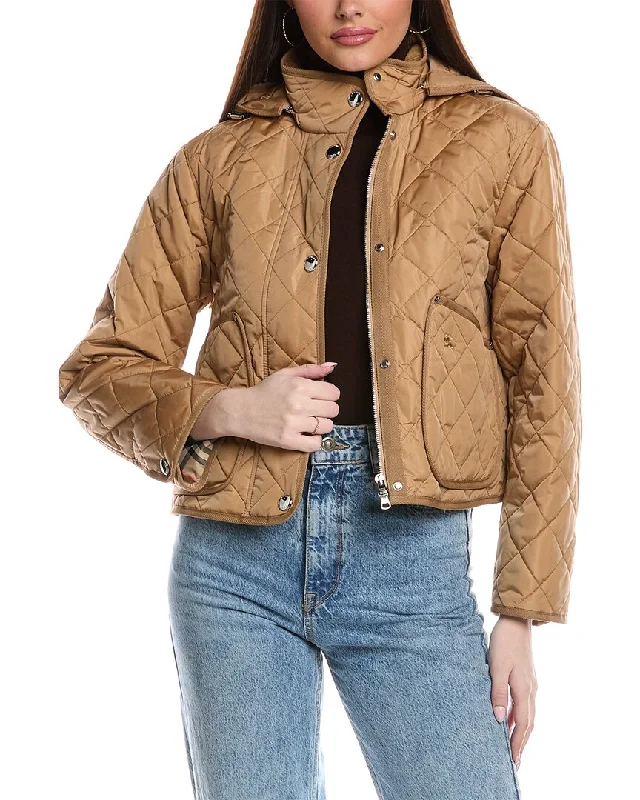 Burberry Cropped Quilted Jacket