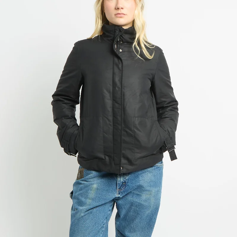 Light Puffer Jacket With Popper Closures - UK 12