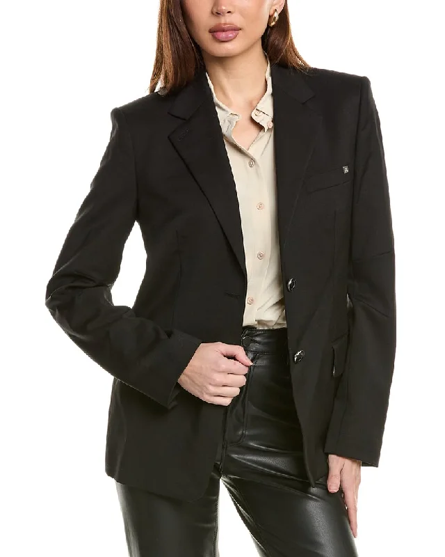 Helmut Lang Curve Classic Wool Blazer