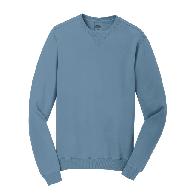 D1741  Pigment-Dyed Crew Neck Sweatshirt