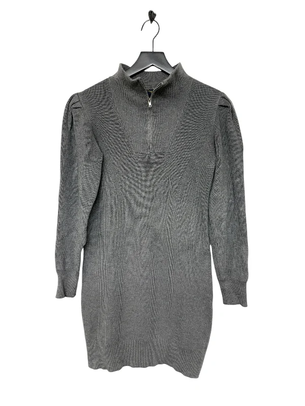 Dress Sweater By Just Taylor In Grey, Size: Xs