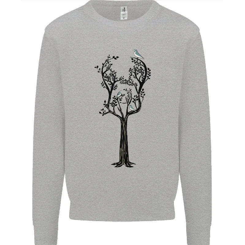 Acoustic Guitar Tree Guitarist Music Band Mens Sweatshirt Jumper