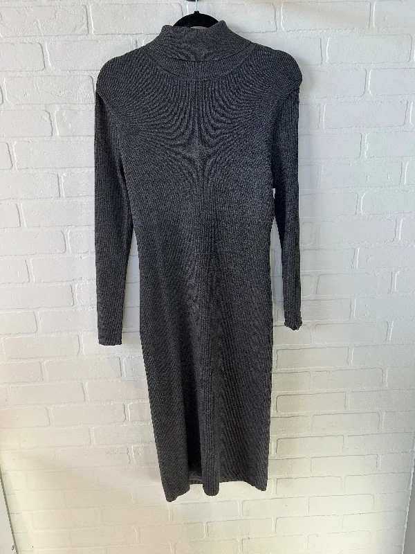 Dress Casual Midi By Antonio Melani In Grey, Size: M