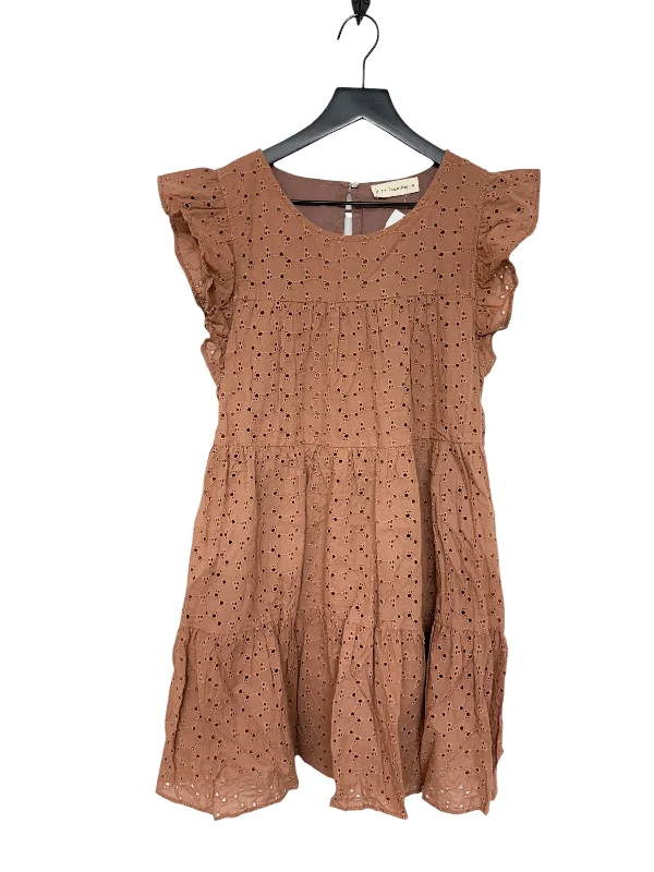 Dress Casual Short By By Together In Orange, Size: M