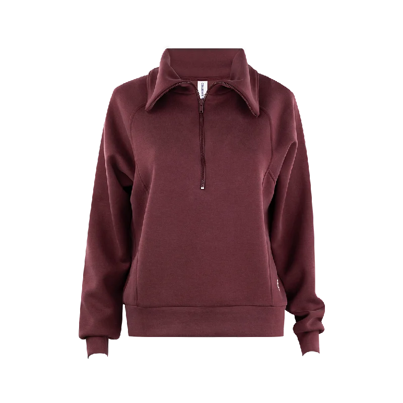 Collegiate Outfitters Maroon Butter Soft Quarter Zip